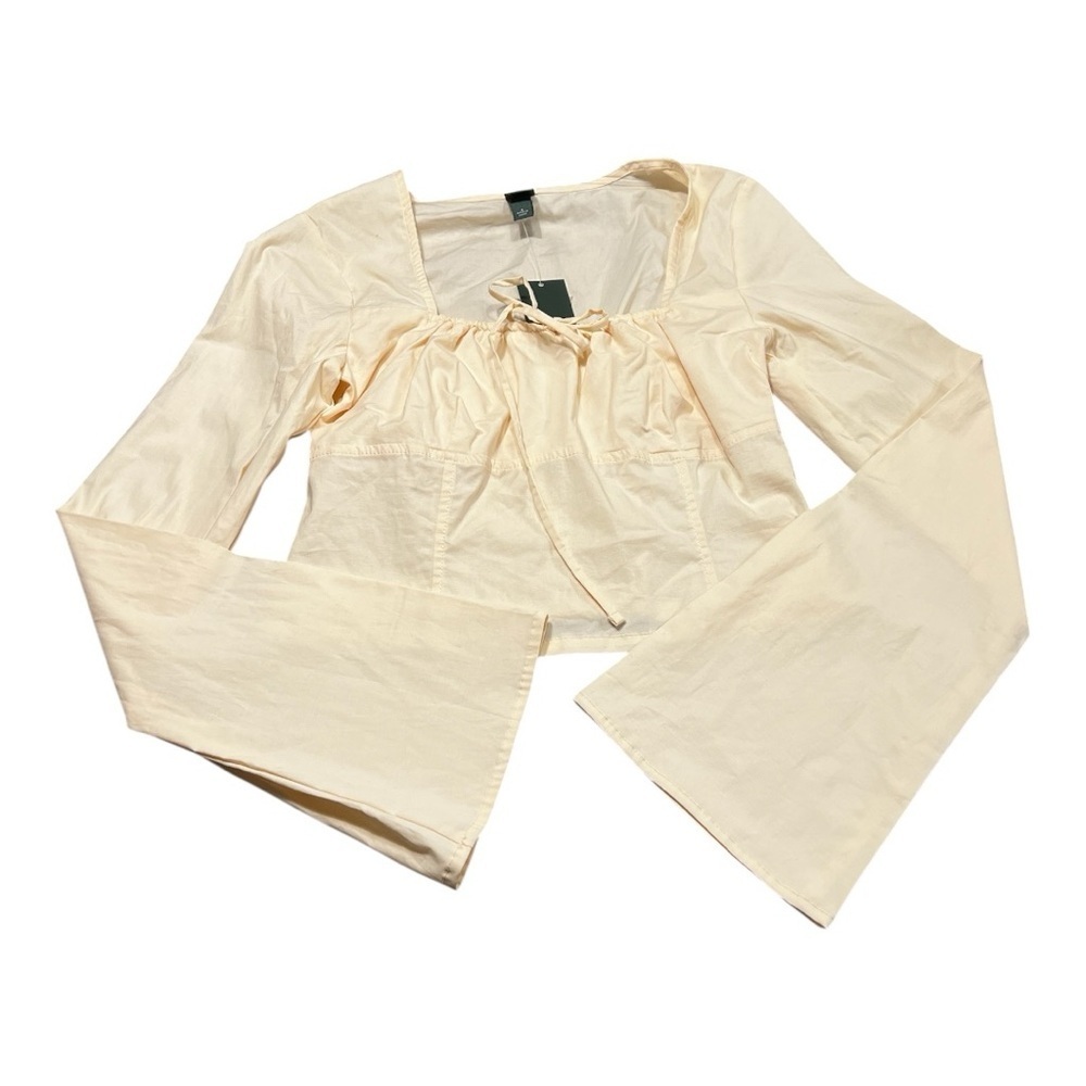 ❤️3/$15 NWT- Wild Fable Light Pink Long Sleeve Top Size Small - Picture 2 of 8